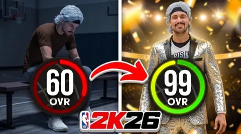 NBA 2K glow up thumbnail