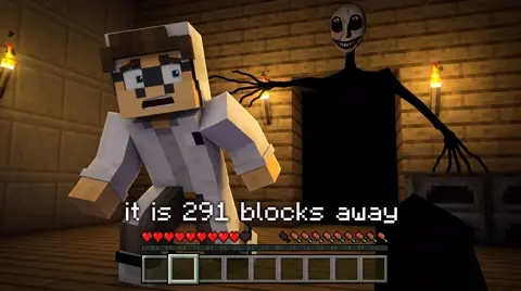 Minecraft horror thumbnail