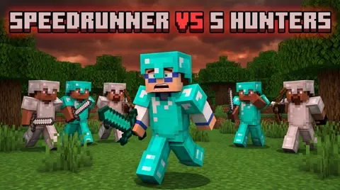 Minecraft Manhunt thumbnail
