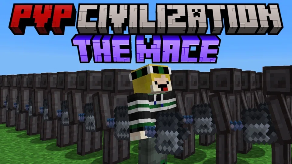 The Minecraft thumbnail transforming through one studio Reshoot